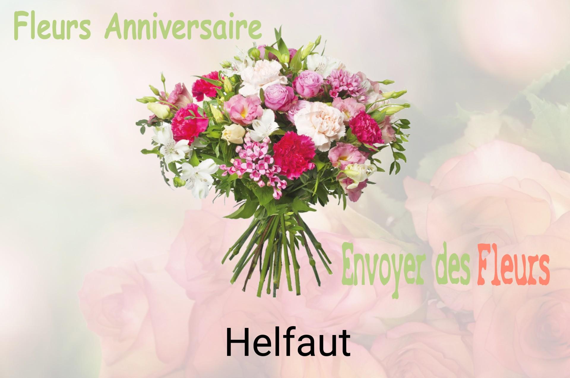Bouquet de fleurs d’anniversaire livré à Helfaut