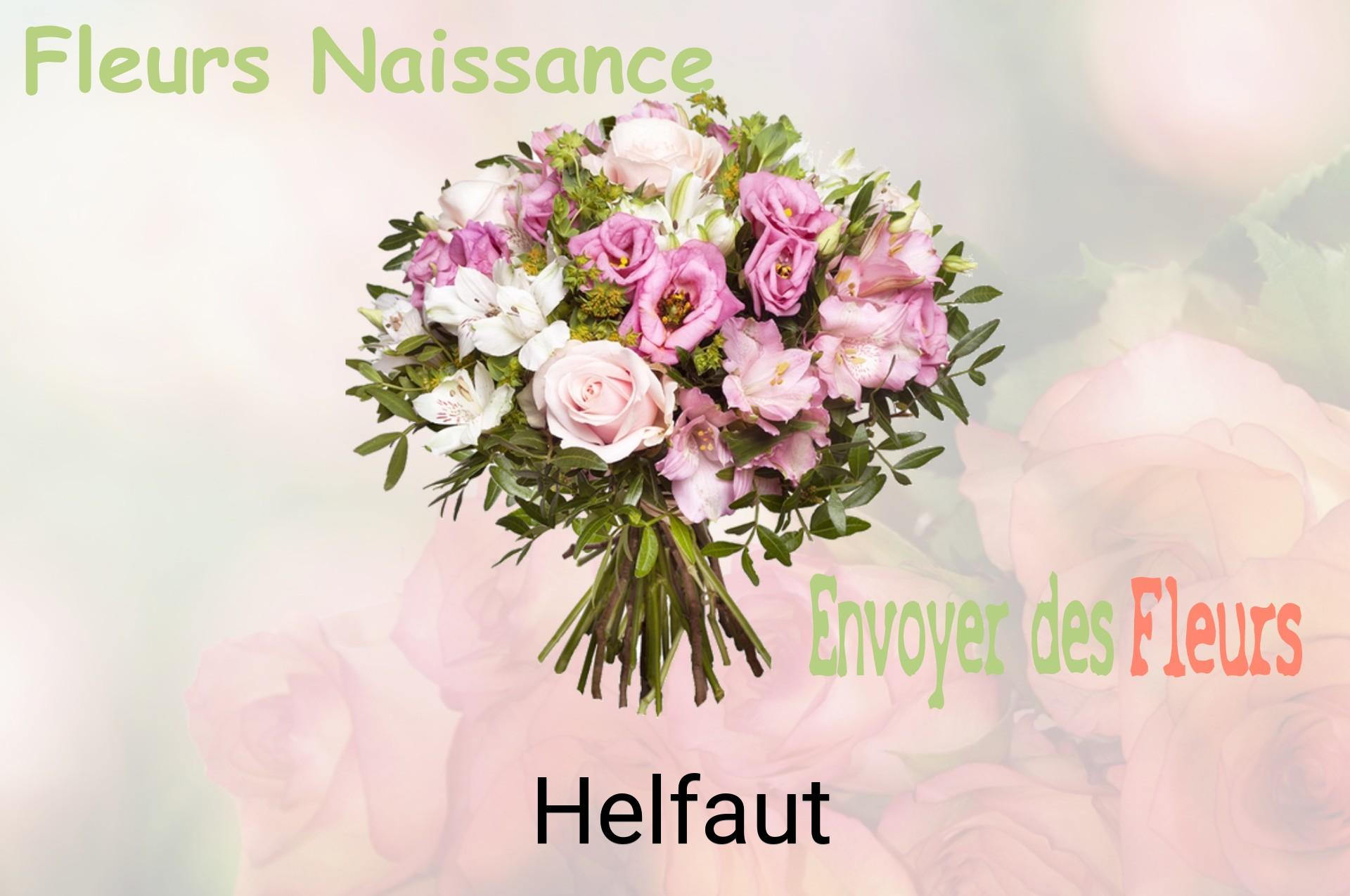 Bouquet de fleurs de naissance livré à Helfaut